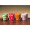HAKOYA tea container 矢絣 Plum 56858