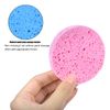10 Pcs Facial Sponges, Reusable Face Cleaning Sponge, Natural Cellulose Face Sponge, Beauty Sponges for Facial SPA Massage Makeup Removal (5 colors） (Round)
