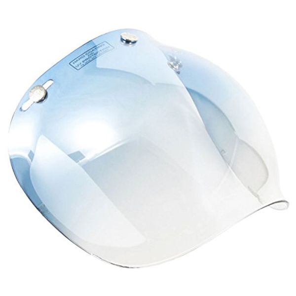 JAMTECH JAPAN 72JAM Helmet Shield Bubble Shield (Flash Mirror + Gradation + Blue) JB-07