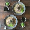 Minosara Soba Dinnerware Set, Comet, Serving for 2, Zaru Soba Set