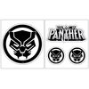 Chroma Black Panther 4pc Decal Kit