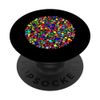 15th September International Dot Day Multicolor Rainbow Dots PopSockets Swappable PopGrip