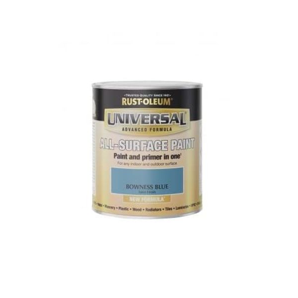 Rust-Oleum Universal All Surface Brush on Paint - Satin - Bowness Blue - 250ml