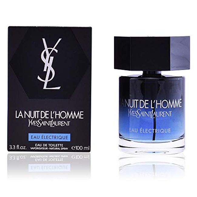 Yves Saint Laurent YSL La Nuit De L'Homme Bleu Electrique Intense 3.3  Oz TT