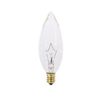 TEIBER CCS40 40 Clear Night Light Bulb Candle Base Torpedo Shape