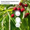 Reflective Bird Scare Discs Set, 24PCS Large Double-Sided Bird Deterrents for...