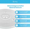 DL-pro Microwave Oven Turntable Plate, 270mm, Glass, 3 Knobs, 0.68kg