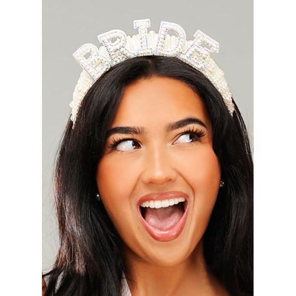 Struts Hen Party Luxe Pearl Bride Headband