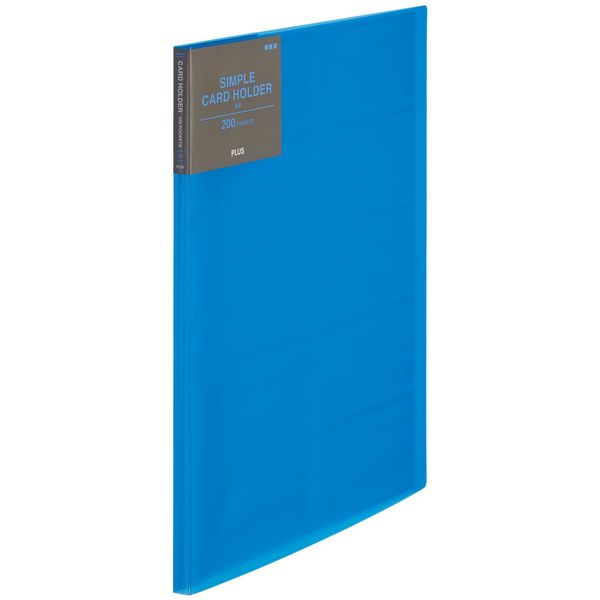 Plus FL-201NS 82-401 Business Card Holder for 200 Count A4 Blue