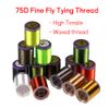 Fly Tying Thread 8 Bright Colors 75D High Tensile Waxed 8/0 Tying Thread Fly Tying Materials