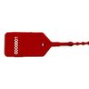 FSSS Ltd Red security tags numbered sequential pull ties luggage anti-tamper secure plastic medical (100)
