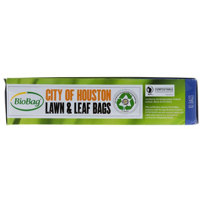 BioBag Lawn & Leaf Bags, Compostable, 33 Gallon - 10 bags