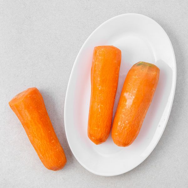 Domestic eco-friendly peeled carrots, 500g, 1 pc