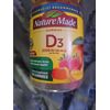 2 Pack Nature Made Vitamin D3 2000 IU 50mcg Bone Teeth 150 Gummie