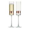 Anton Studio Designs SoHo Champagne Flutes Bronze Pack of 2
