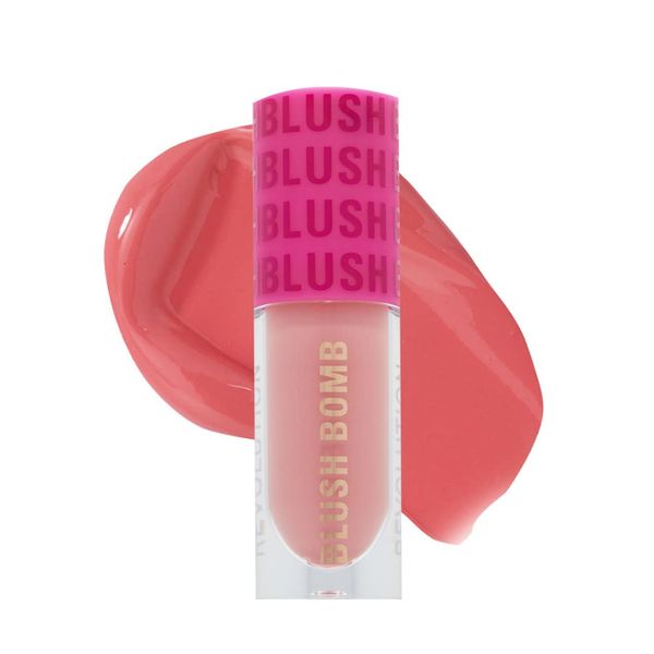 Revolution Beauty, Blush Bomb Cream Blusher, Lightweight Makeup & Creamy Formula for a Dewy Finish, Enriched with Vitamin E, Dolly Rose, 0.15 Fl. Oz.