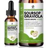 3xSoursop Graviola Extract Liquid Drops 1800mg Support Regeneration,Immune Boost