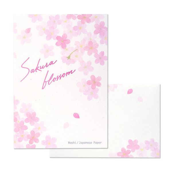 G.C.PRESS Sakura Blossom Stationery Envelopes Set
