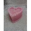 Pink Heart Cake Candle