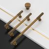 9BUILD 10 Pack Kitchen Cabinet Knobs Antique Brass, Retro Round Drawer Pulls for Bathroom Dresser and Hardware