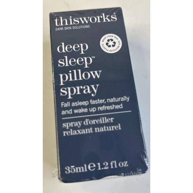 NEW Thisworks Deep Sleep Pillow Spray 1.2 fl oz 35 ml Lavender Sealed