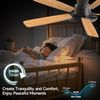 Ceiling Fans with Lights,52 Inch,Quiet,Reversible Motor,Dimmable, Adjustable Col