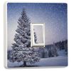 Christmas Decorative - Single Light Switch Vinyl Sticker - Winter Holidays - by stika.co(Winter Tree)