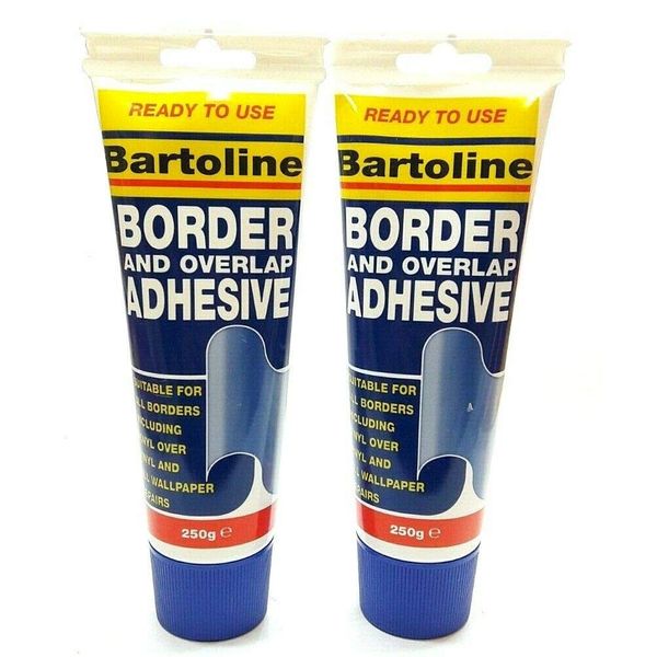 2 PCS BARTOLINE BORDER & OVERLAP ADHESIVE VINYL WALLPAPER REPAIRS INTERIOR 250G