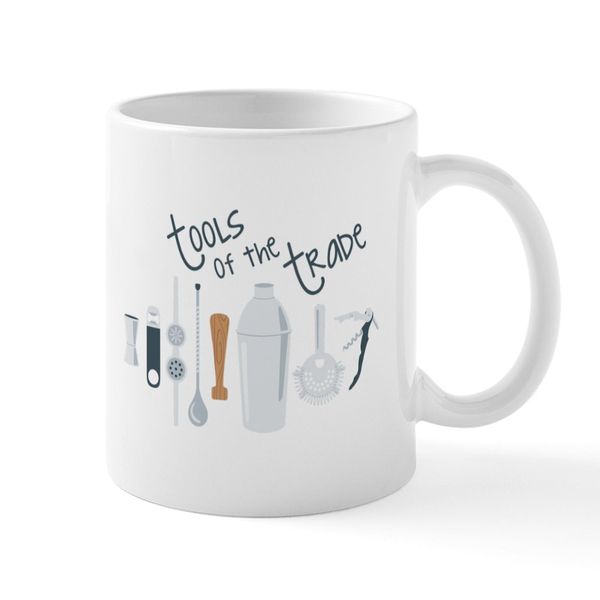 CafePress Bartender Mixing Tools Mugs 11 oz (325 ml) Ceramic Coffee Mug