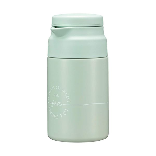 Bestco AHS-MA60 Thermal Tabletop Pot, Powder Green, 0.6 L (0.6 L), Living Pot, Compact