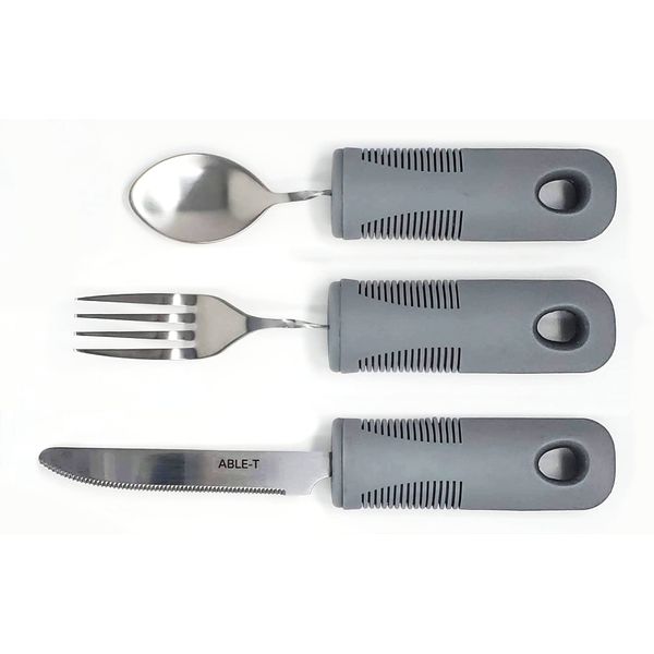 ABLE-T Bendable Cutlery Set (Fork, Knife, and Spoon)