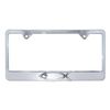 Christian Fish Cross Chrome License Plate Frame