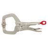 MILWAUKEE'S Locking C-Clamp, 6In, Chrome Plated, 1Pc (48-22-3522)