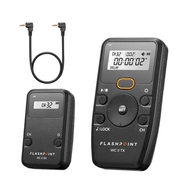 Flashpoint Wave Commander II Wireless Shutter Kit for Canon with 2.5mm Sub-Mini