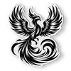 Phoenix Magnet for Car Fridge Locker - 5" Fire Bird Mythical Magnet