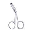 Stainless Steel Eyebrow Scissors Handle Shaped Eyebrow Tweezers Straight Flat Tip Tweezers Hair Plucker for Trimming and Shaping, Face Care Tools for Women