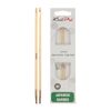 KnitPro Interchangeable Crochet Hook, Bamboo, Brown, 4 mm