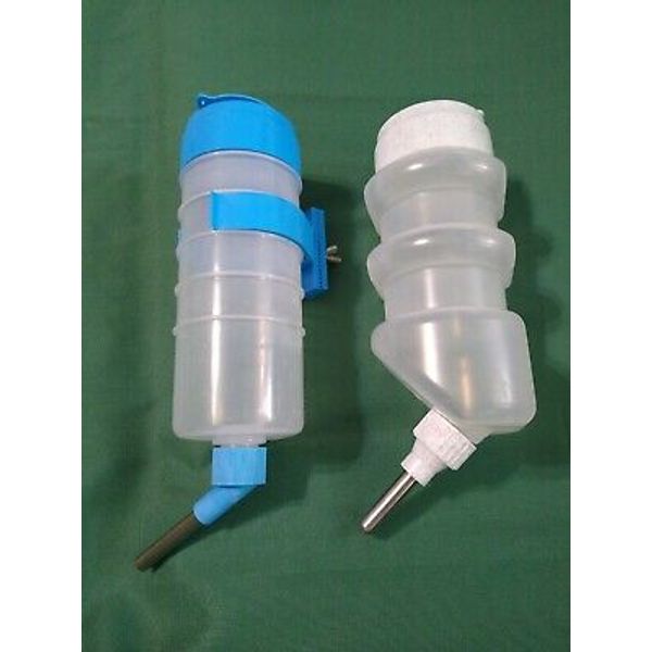 Animal Water Dispenser Bottles 2-Pieces 1  11" Long &  1  12" long