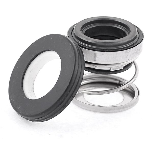 uxcell Mechanical Seal 108-12 Single Coil Spring Bellows Inner Diameter 0.5 inch (12 mm)