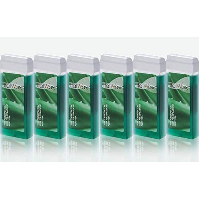 ITALWAX Classic Roll-on Wax Cartridge 100ml - Aloe Vera (6)