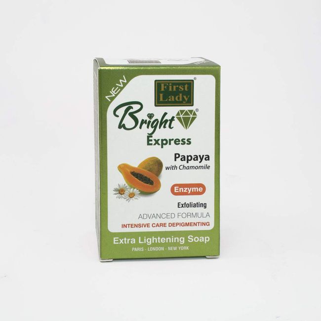 Bright Express Papaya & Chamomile Extra Skin Lightening & Exfoliating Soap 200g - Enzyme