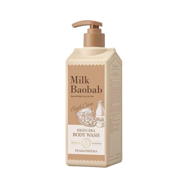 Milk Baobab [Official] High Thera Body Wash, 16.9 fl oz (500 ml), 3 Scents (Pair & Freesia)