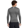 UA HG Armour Comp LS - Castlerock / / White - LG