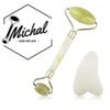 Jade Face Roller + Gua Sha