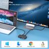 USB 3.0 Switch, USB Switcher 2 Computer Share 4 USB for PC Mouse Keyboard Printer Scanner, USB KVM Switch Selector Compatible with Windows, Mac, Linux