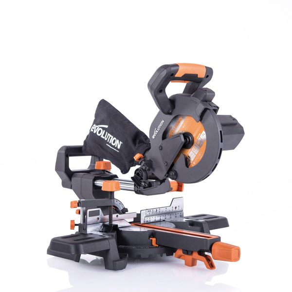 Evolution Power Tools R185SMS+ 7-1/4" Multi-Material Compound Sliding Miter Saw Plus