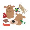 Beaded Reindeer Antler Ornament Craft Kit, Makes 12