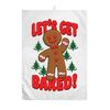 Let's Get Baked Gingerbread White Tea Towel