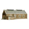 Superquick Two Track Engine Shed - 1/72 OO/HO - Card Model Kit