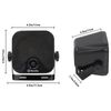 Herdio 4" Marine Bluetooth Speakers Waterproof Heavy Duty Surface Mount Boat UTV